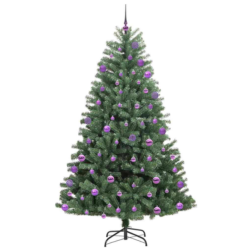 Künstlicher klappbarer Weihnachtsbaum Grün 180 cm