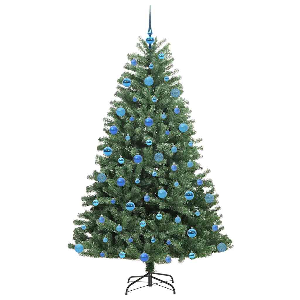 Künstlicher klappbarer Weihnachtsbaum Grün 180 cm
