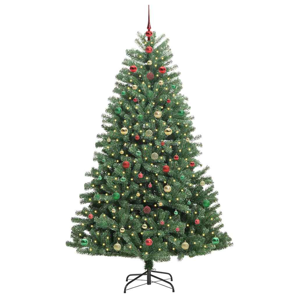 Künstlicher klappbarer Weihnachtsbaum Grün 180 cm