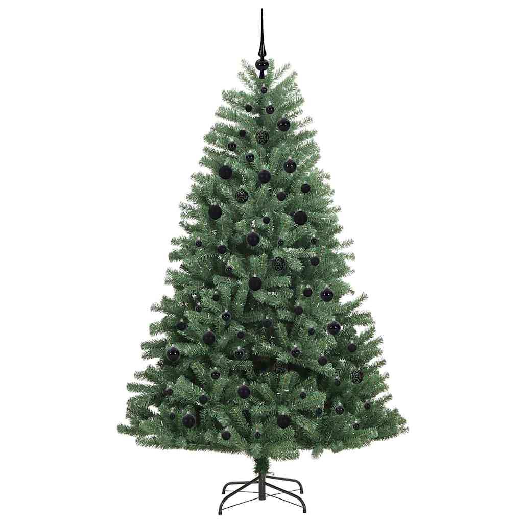Künstlicher klappbarer Weihnachtsbaum Grün 210 cm