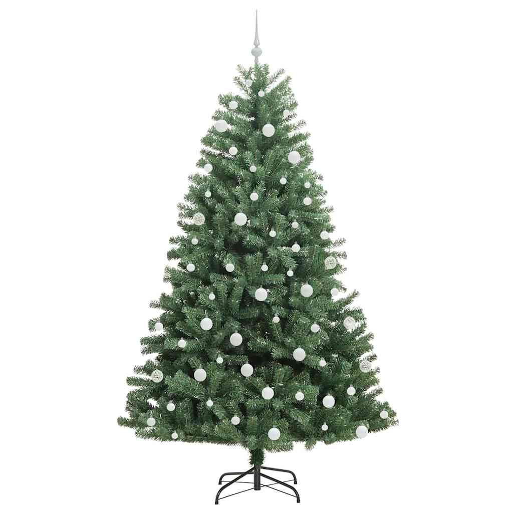Künstlicher klappbarer Weihnachtsbaum Grün 210 cm