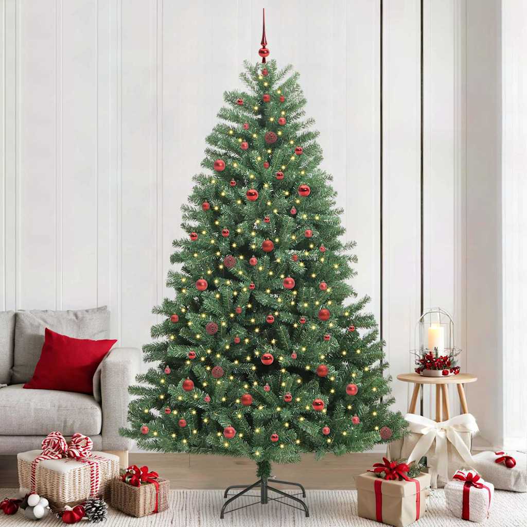 Künstlicher klappbarer Weihnachtsbaum Grün 240 cm