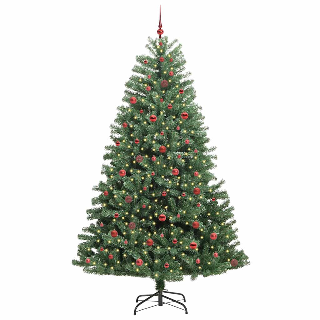 Künstlicher klappbarer Weihnachtsbaum Grün 240 cm