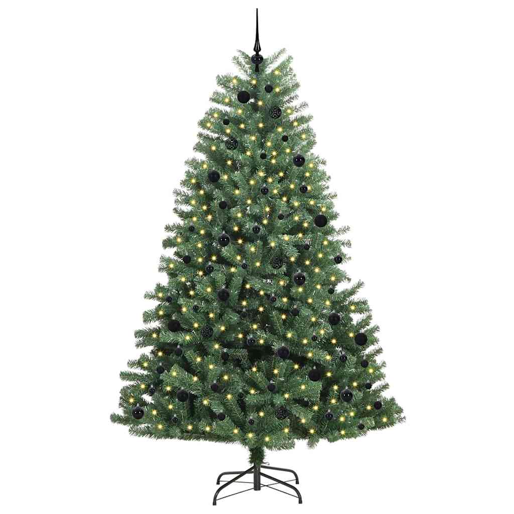 Künstlicher klappbarer Weihnachtsbaum Grün 240 cm