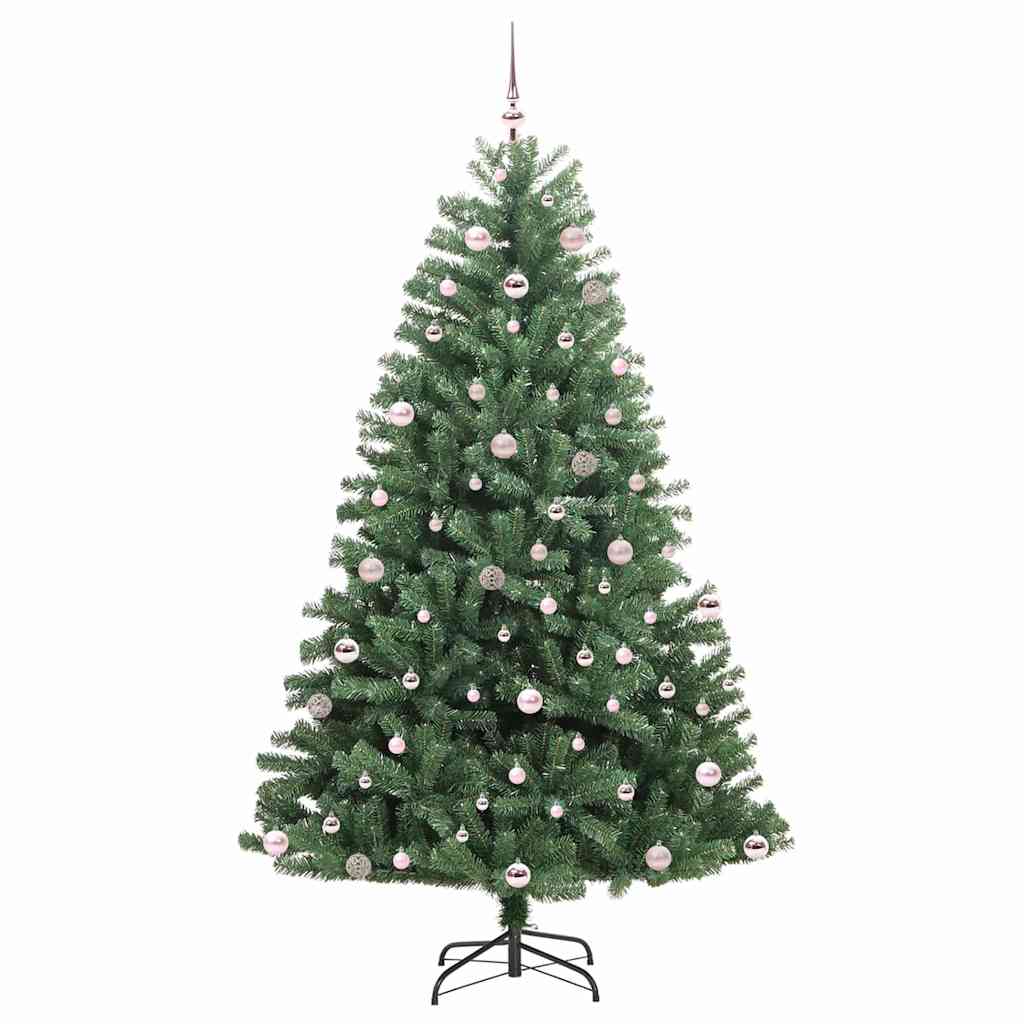 Künstlicher klappbarer Weihnachtsbaum Grün 240 cm