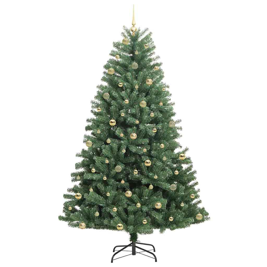 Künstlicher klappbarer Weihnachtsbaum Grün 240 cm