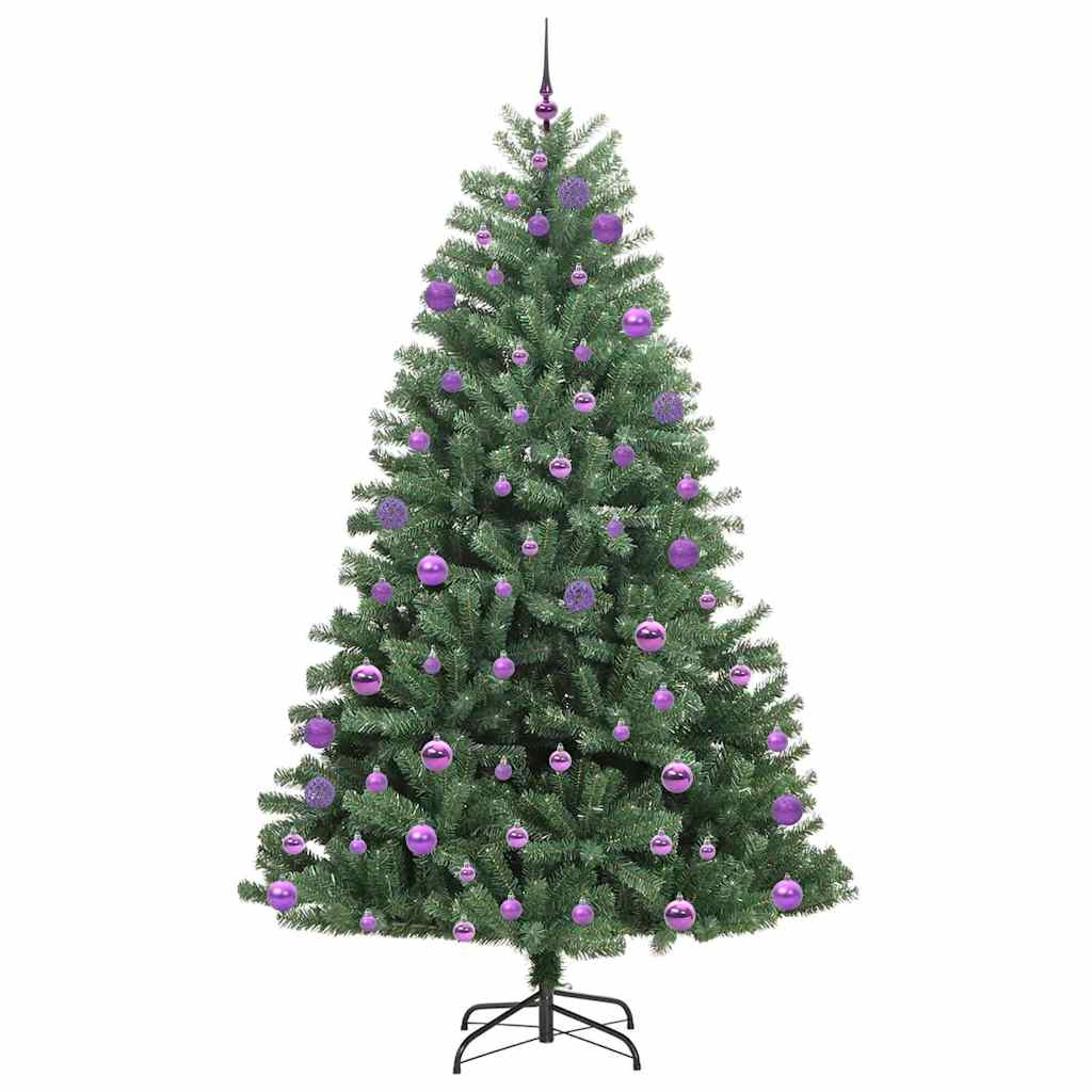 Künstlicher klappbarer Weihnachtsbaum Grün 240 cm