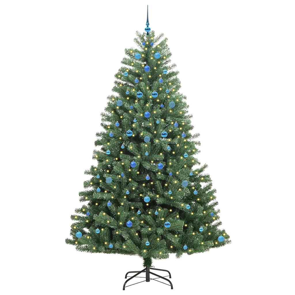 Künstlicher klappbarer Weihnachtsbaum Grün 240 cm
