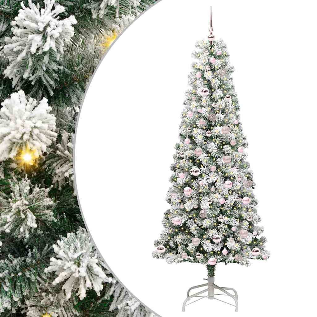 Künstlicher klappbarer Weihnachtsbaum 210 cm PVC