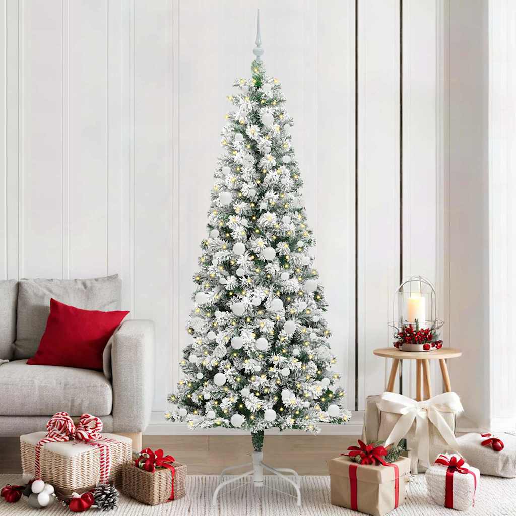Künstlicher klappbarer Weihnachtsbaum 210 cm PVC