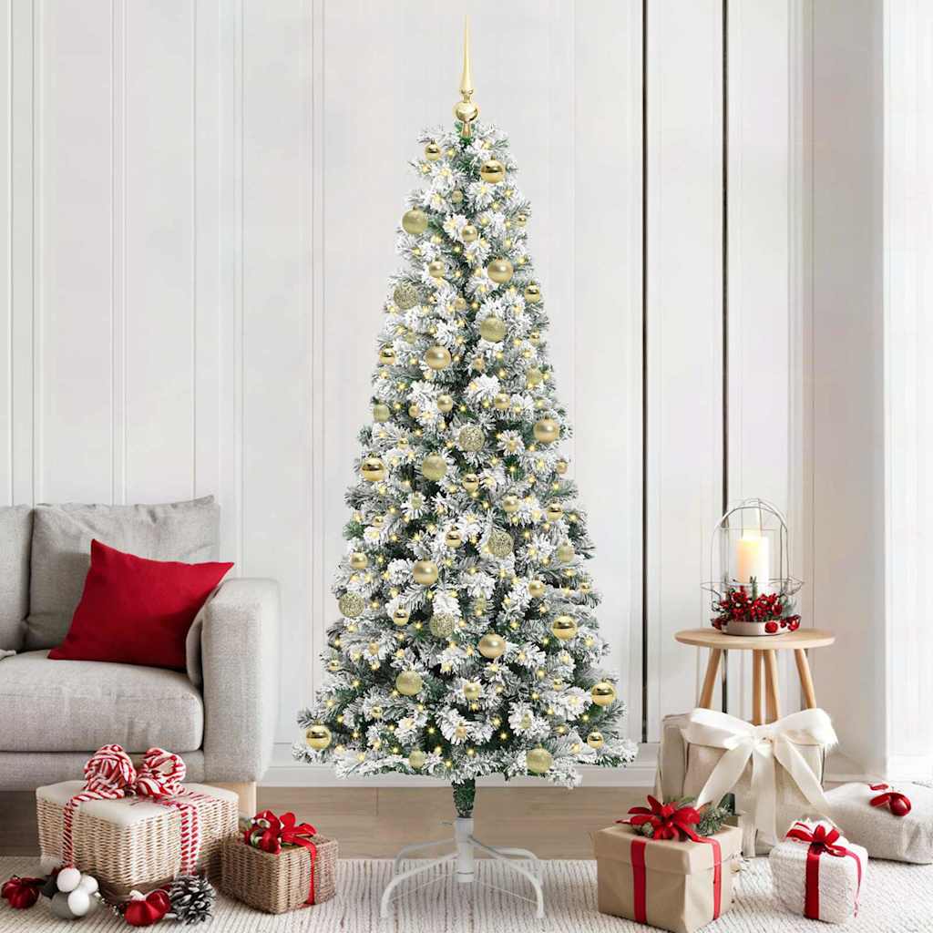 Künstlicher klappbarer Weihnachtsbaum 210 cm PVC