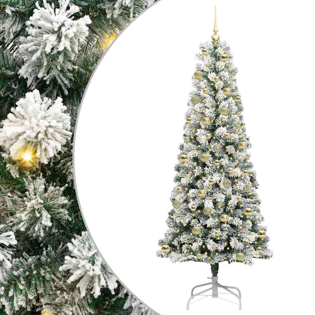 Künstlicher klappbarer Weihnachtsbaum 210 cm PVC