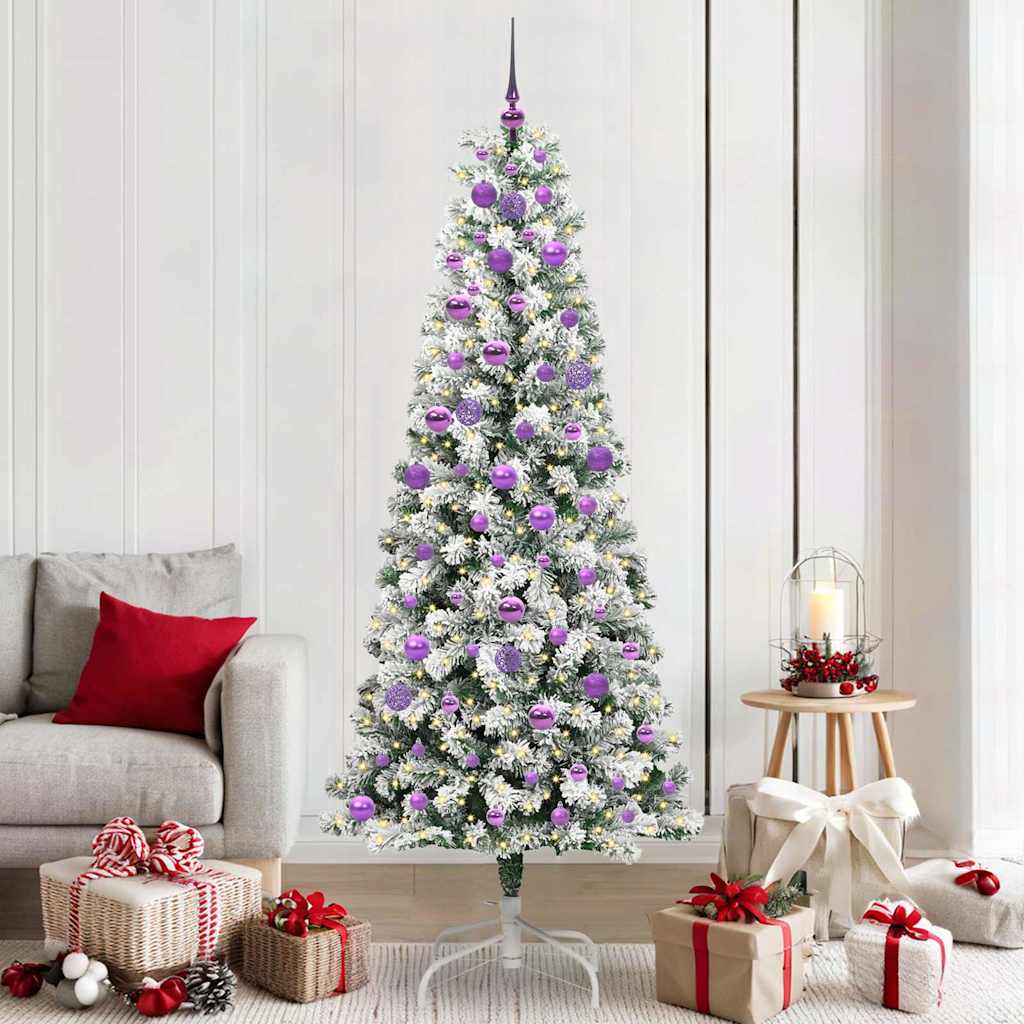 Künstlicher klappbarer Weihnachtsbaum 210 cm PVC