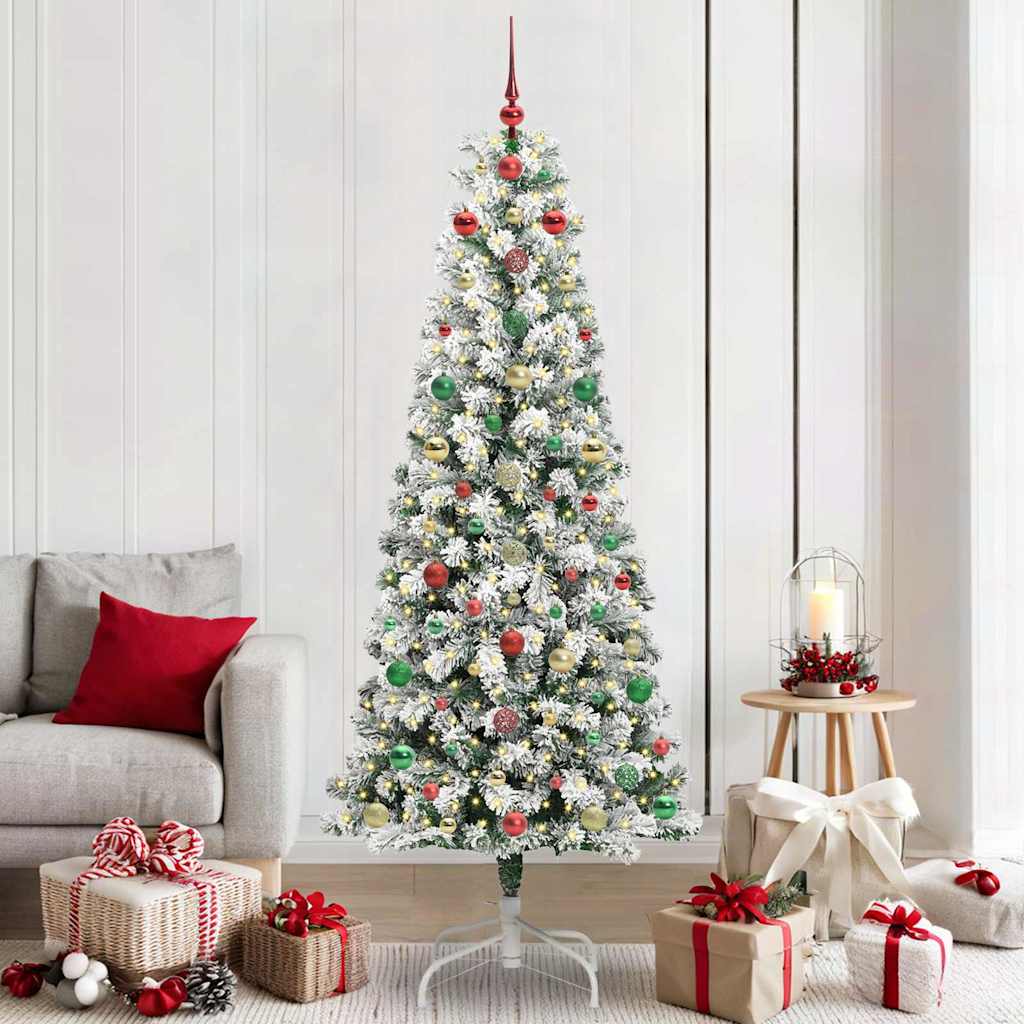 Künstlicher klappbarer Weihnachtsbaum 210 cm PVC