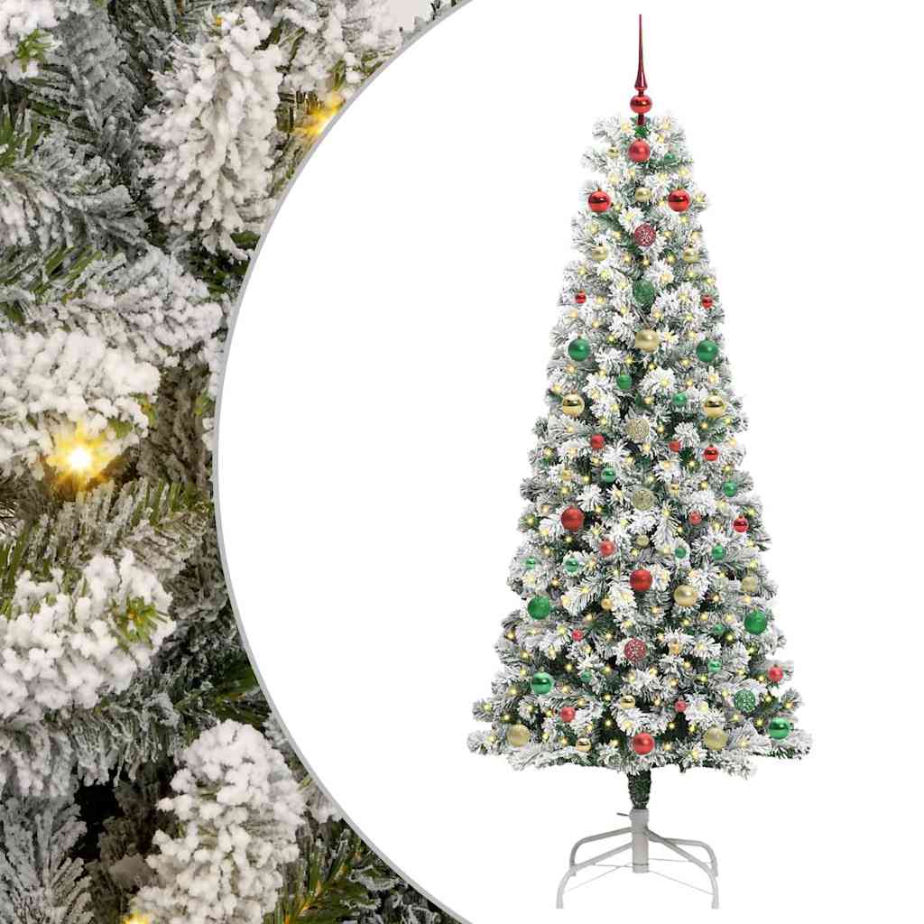 Künstlicher klappbarer Weihnachtsbaum 210 cm PVC