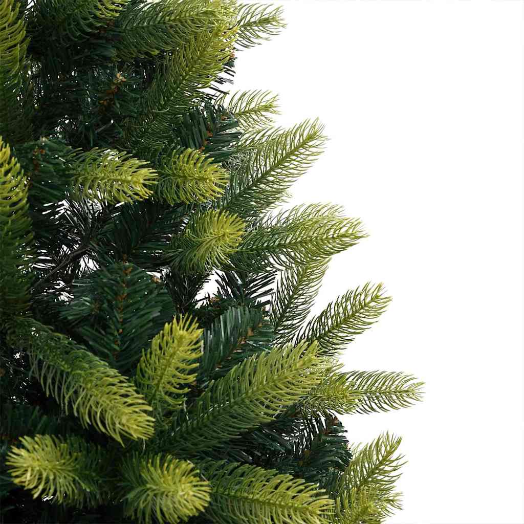 Künstlicher geflammter Weihnachtsbaum 150 LEDs Grün 120 cm