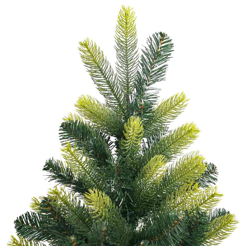 Künstlicher geflammter Weihnachtsbaum 150 LEDs Grün 120 cm