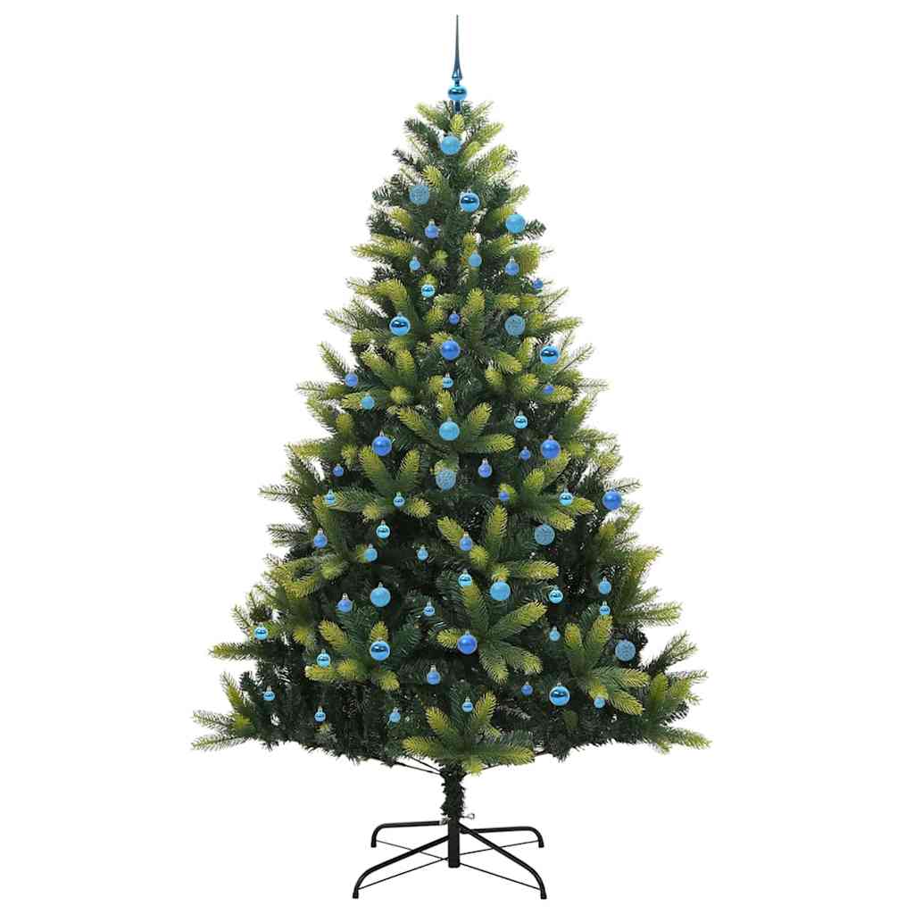 Künstlicher Klapp-Weihnachtsbaum 300 LEDs Grün 240 cm