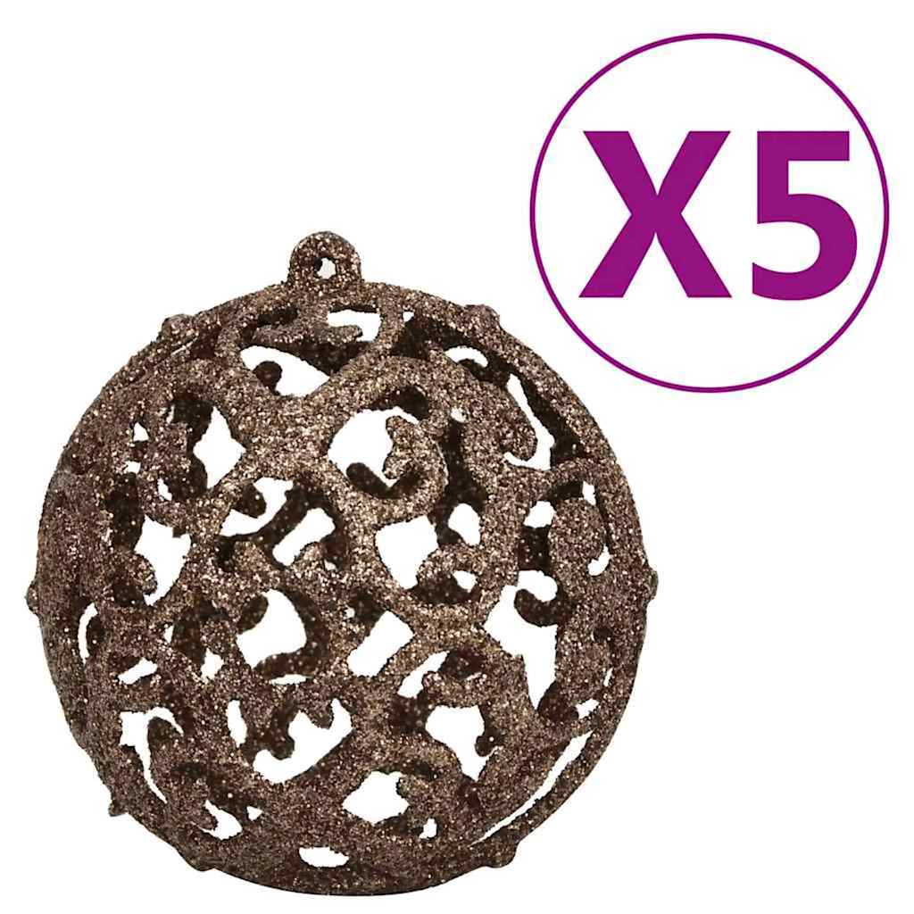 Künstlicher beleuchteter Weihnachtsbaum mit Kugel-Set 120 cm