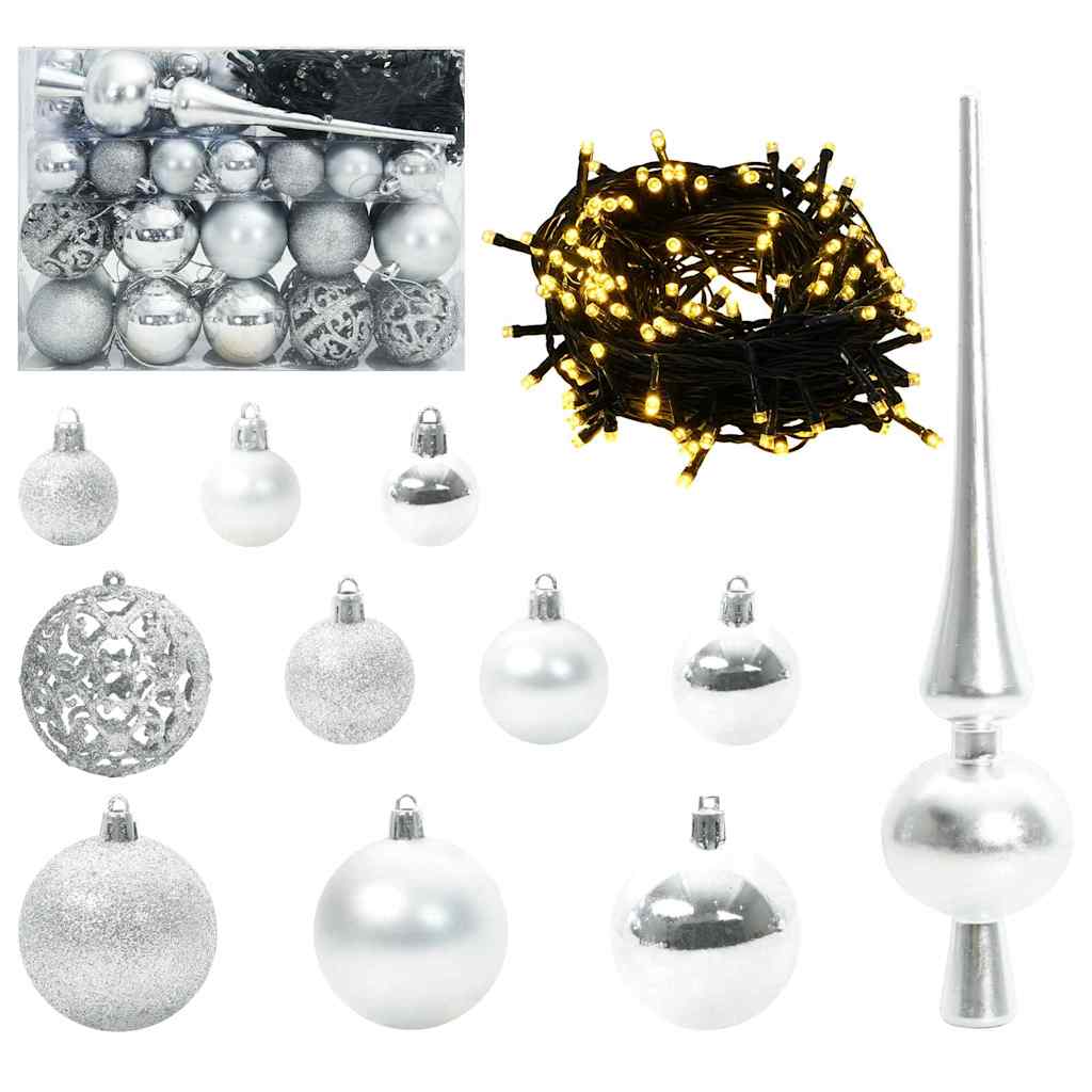 Künstlicher Weihnachtsbaum mit 150 LEDs mit Ständer Grün 150 cm