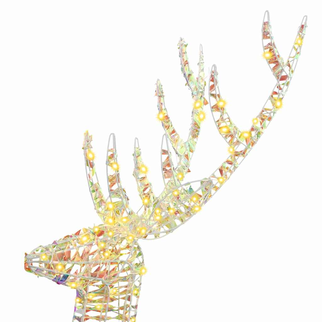 3D Rentier Warmweiß 180 cm PET