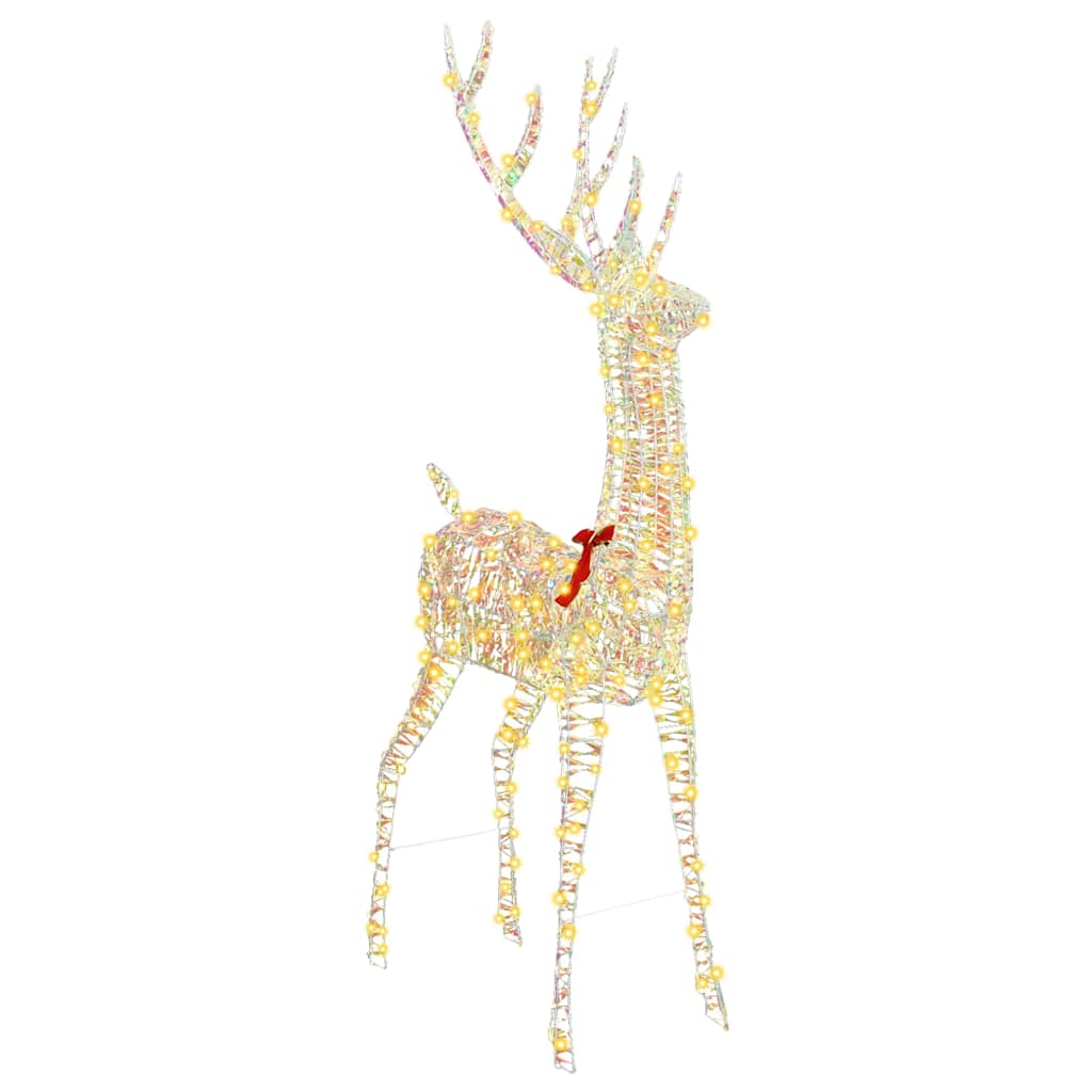 3D Rentier Warmweiß 180 cm PET