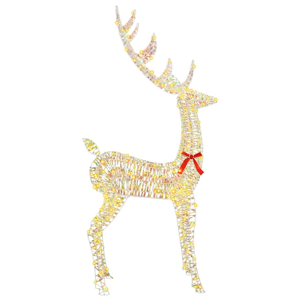 3D Rentier Warmweiß 180 cm PET