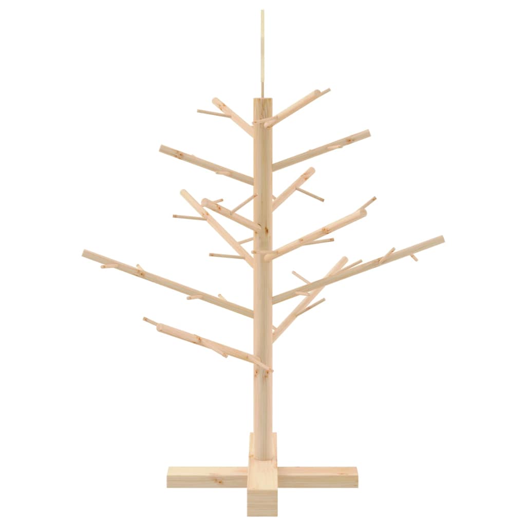 Holz Weihnachtsbaum mit Ständer Natur 75 cm Massivholz Kiefer