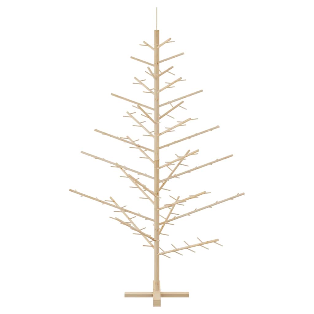 Holz Weihnachtsbaum mit Ständer Natur 180 cm Massivholz Kiefer