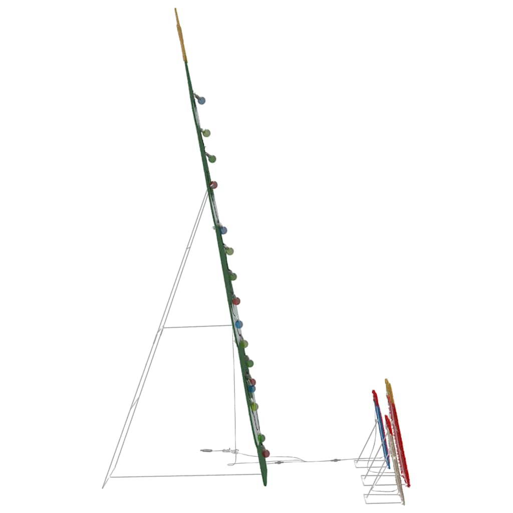 Beleuchteter Weihnachtsbaum mit 3 Geschenkboxen 2D Warm Weiß