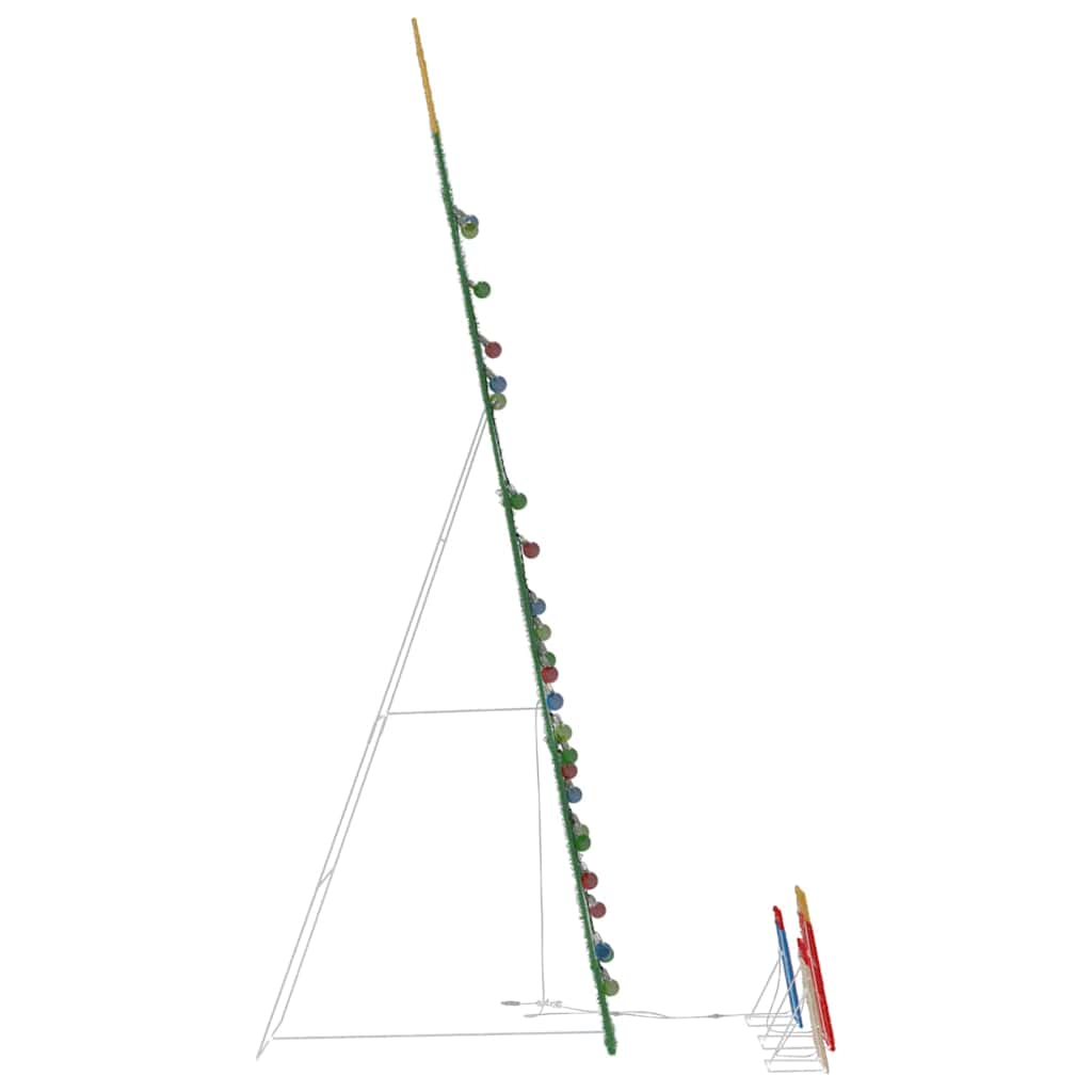 Beleuchteter Weihnachtsbaum mit 3 Geschenkboxen 2D Warm Weiß
