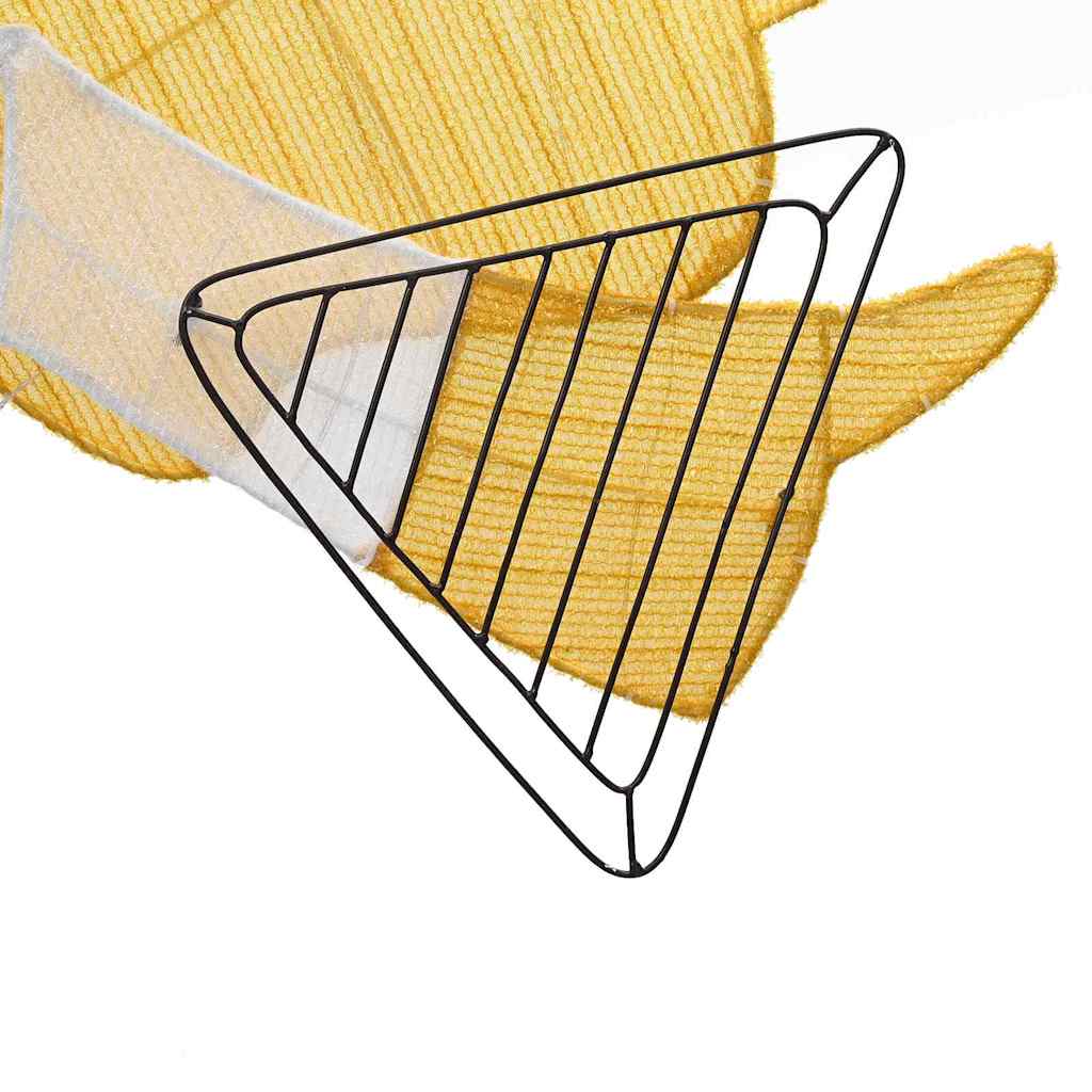 Beleuchteter Winkel Warmes Weiß 116 x 29 x 158,5 cm Polyester